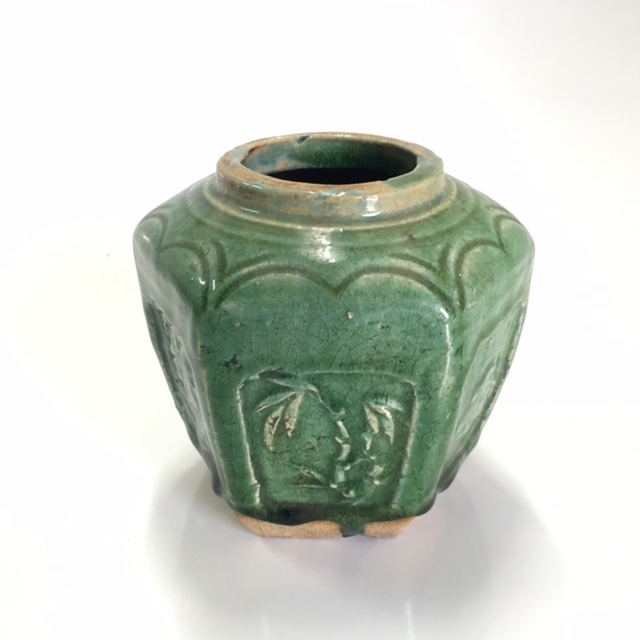 VASE, Ginger Jar - Green